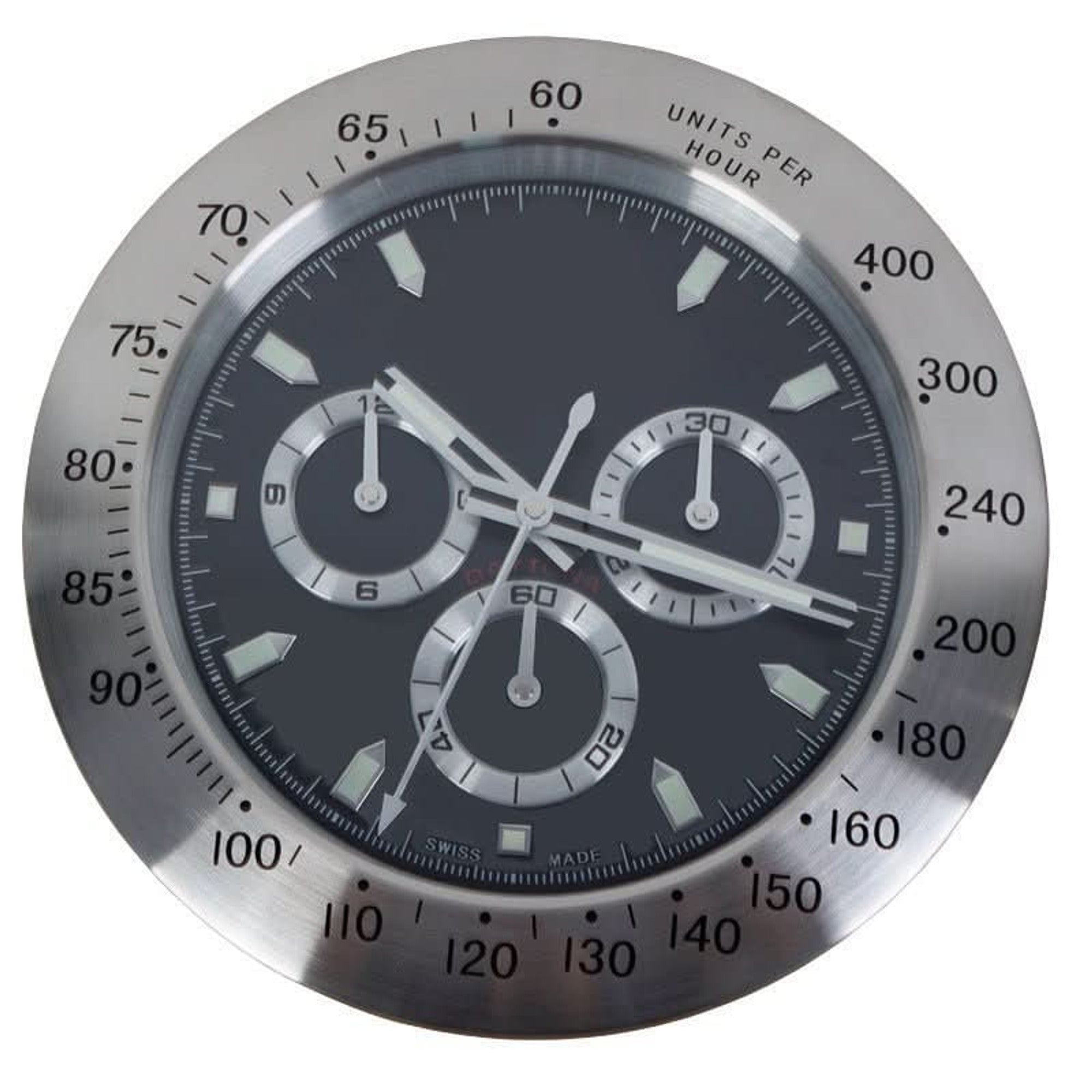 Modern Designer Wall Clock With Luminous Hands - Image 6