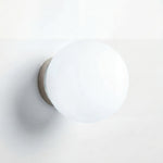 Modern Frosted Glass Globe Sconces - Image 3