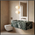 Modern Frosted Glass Globe Sconces - Image 4