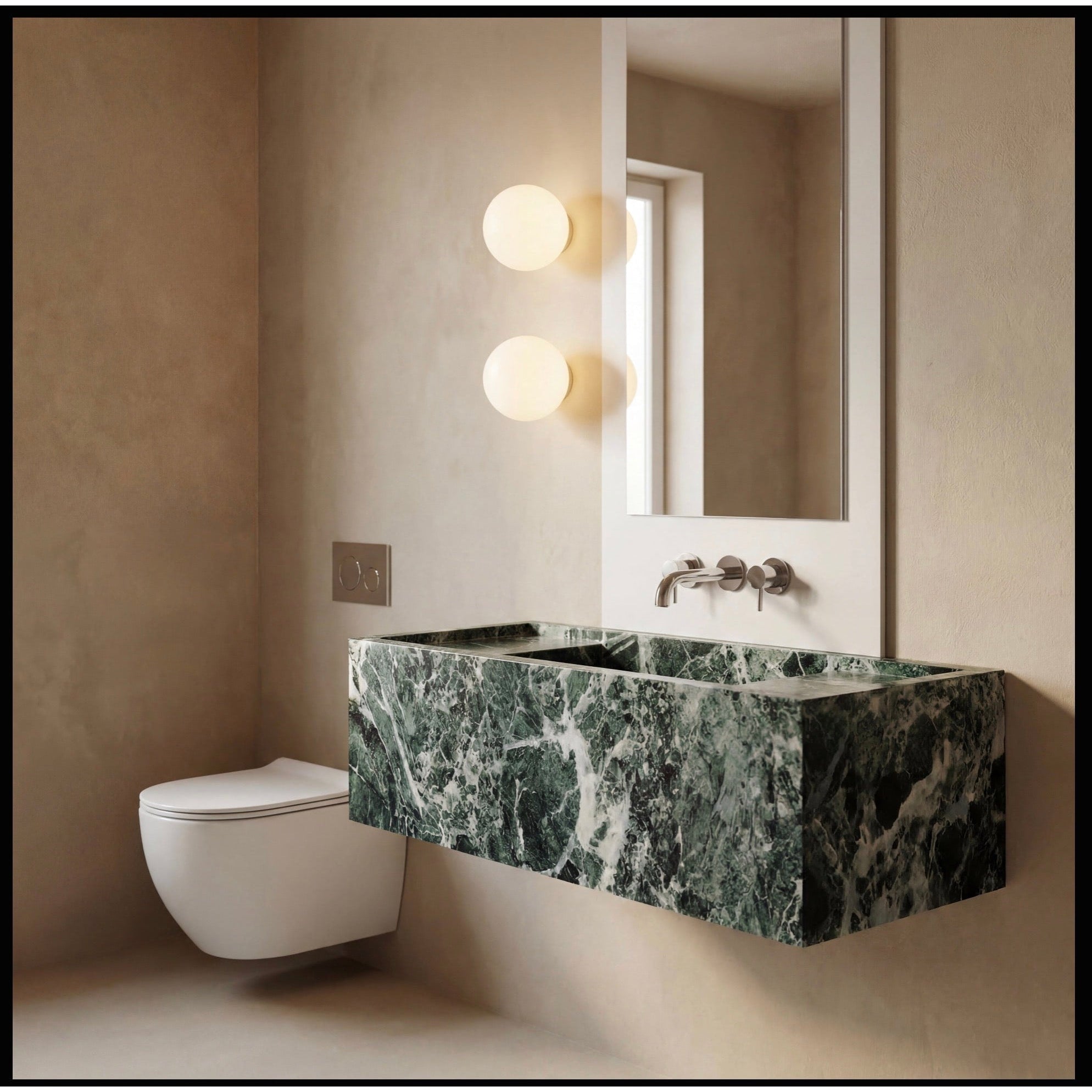 Modern Frosted Glass Globe Sconces - Image 4