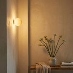 Modern Frosted Glass Globe Sconces - Image 7
