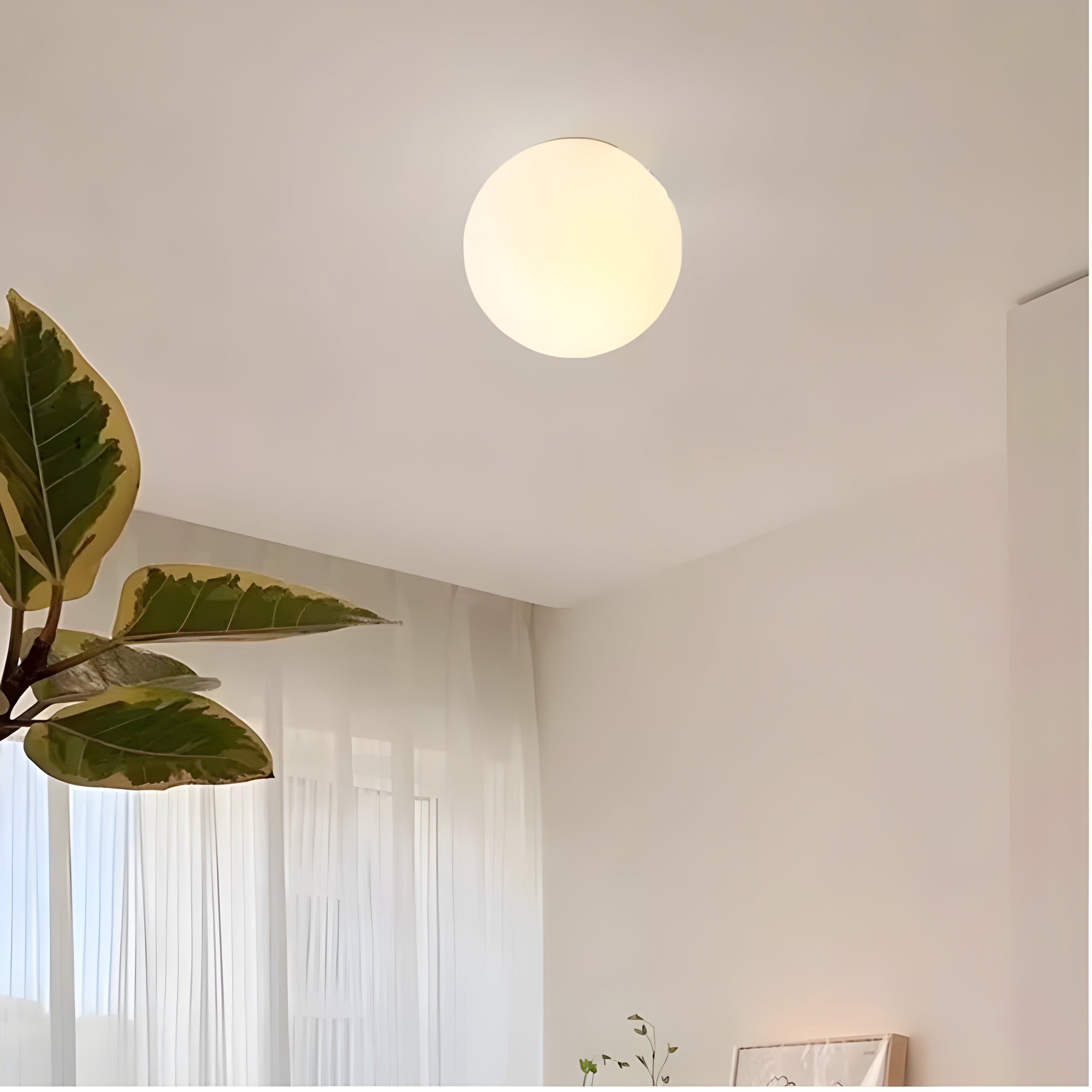 Modern Frosted Glass Globe Wall Lamp Sconce - Image 6