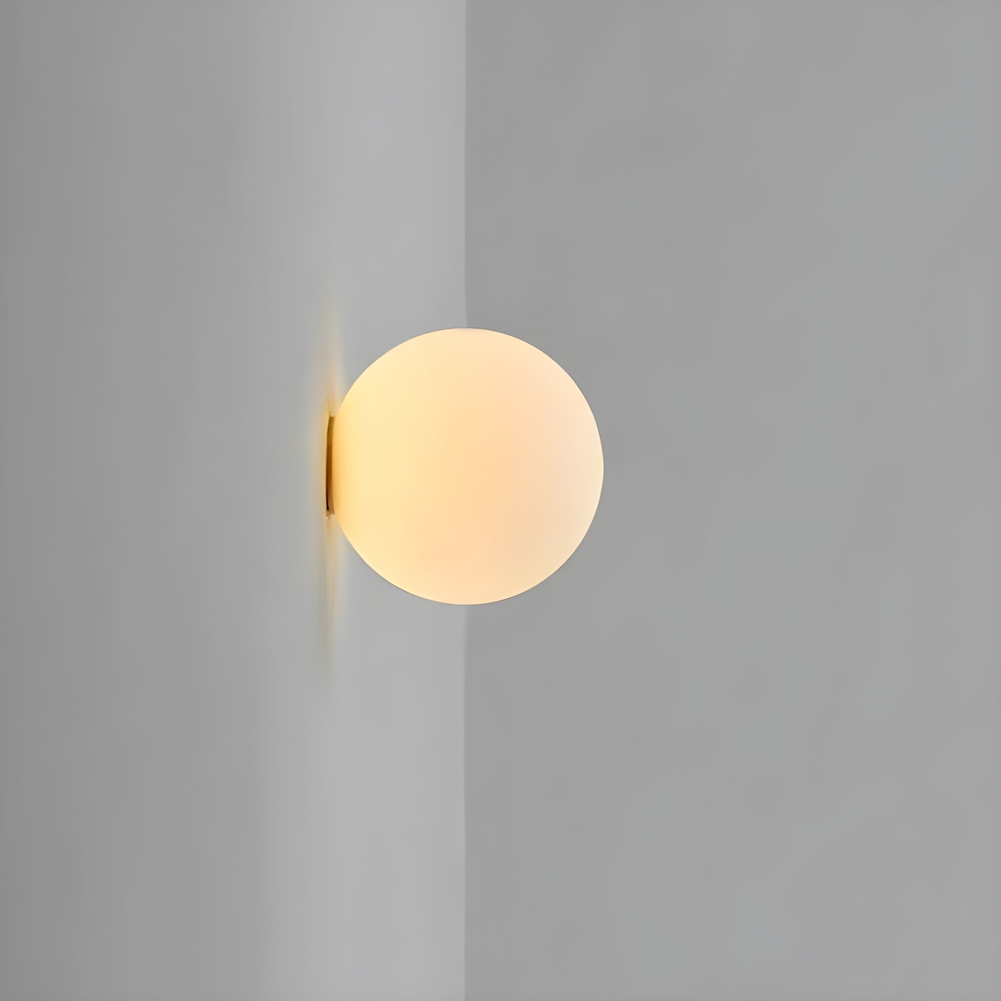 Modern Frosted Glass Globe Wall Lamp Sconce - Image 9