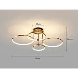 Modern Geometric LED Chandeliers Ceiling Light - Image 5