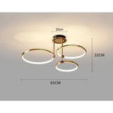 Modern Geometric LED Chandeliers Ceiling Light - Image 7