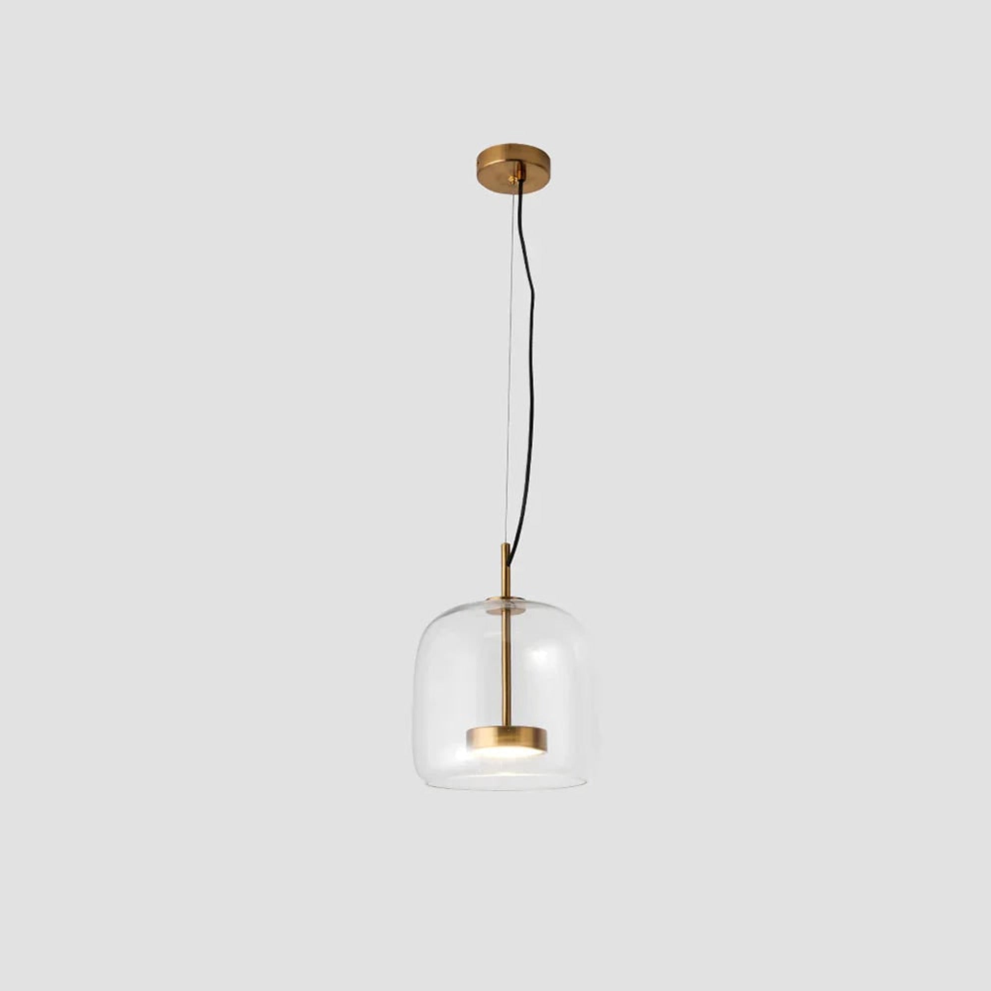 Modern Glass Pendant Light Globe Dimmable Warm White - Image 18
