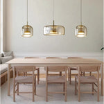 Modern Glass Pendant Light Globe Dimmable Warm White - Image 21