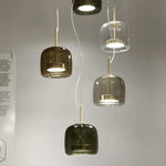 Modern Glass Pendant Light Globe Dimmable Warm White - Image 7
