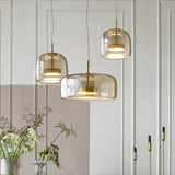 Modern Glass Pendant Light Globe Dimmable Warm White - Image 8