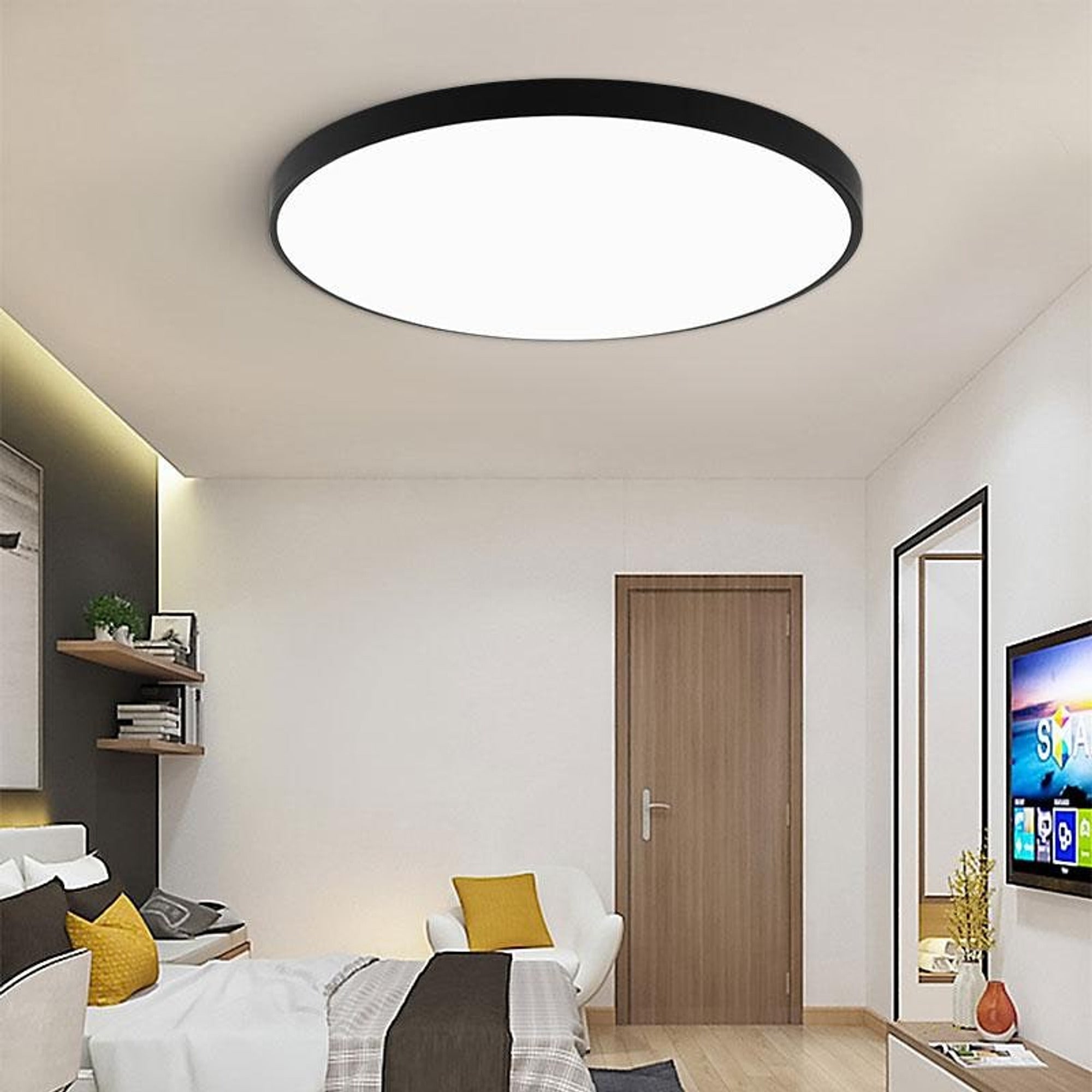 Modern LED Ceiling Lamps Super Thin Dust-Proof For Indoor Use - Image 1