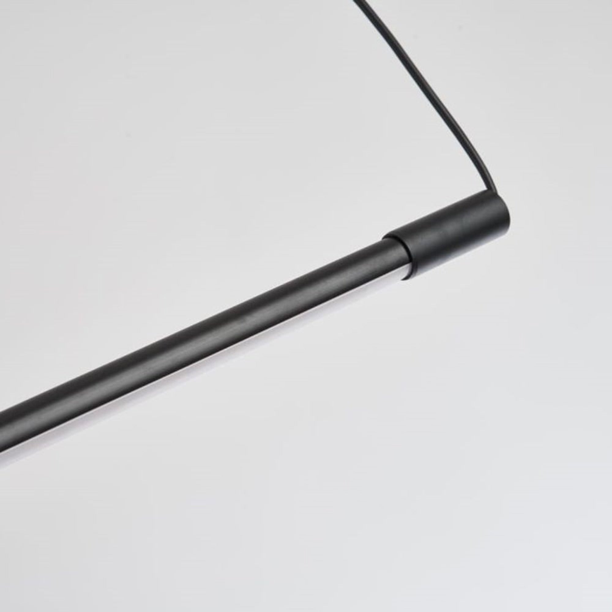 Modern Linear Black Metal LED Chandeliers Pendant Light - Image 7