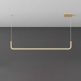 Modern Linear Metal LED Chandeliers Pendant Light - Image 14