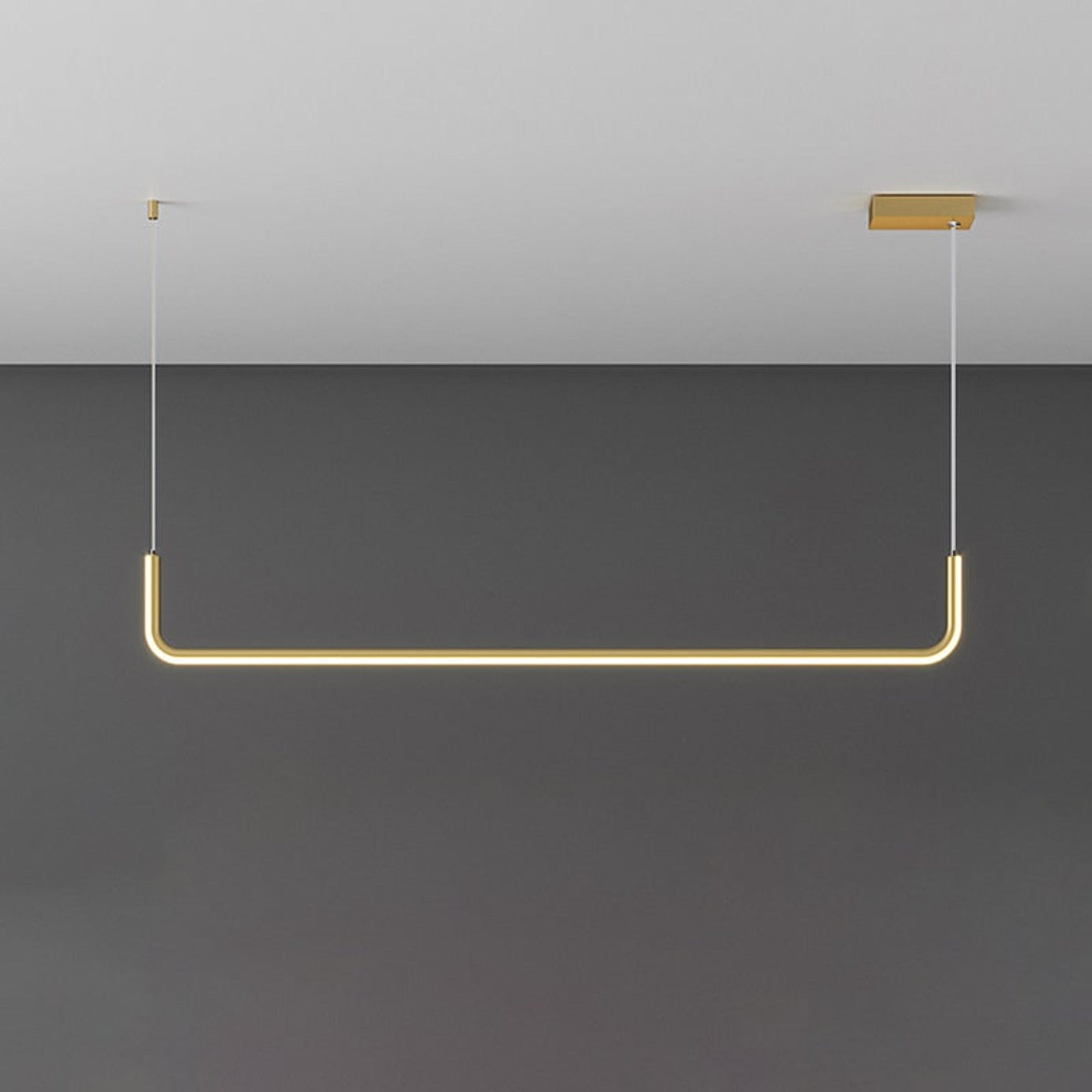 Modern Linear Metal LED Chandeliers Pendant Light - Image 14
