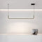 Modern Linear Metal LED Chandeliers Pendant Light - Image 2