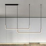 Modern Linear Metal LED Chandeliers Pendant Light - Image 6
