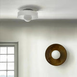 Modern Nordic Glass Disc Ceiling Lamp - Image 2