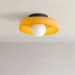 Modern Nordic Glass Disc Ceiling Lamp - Image 3