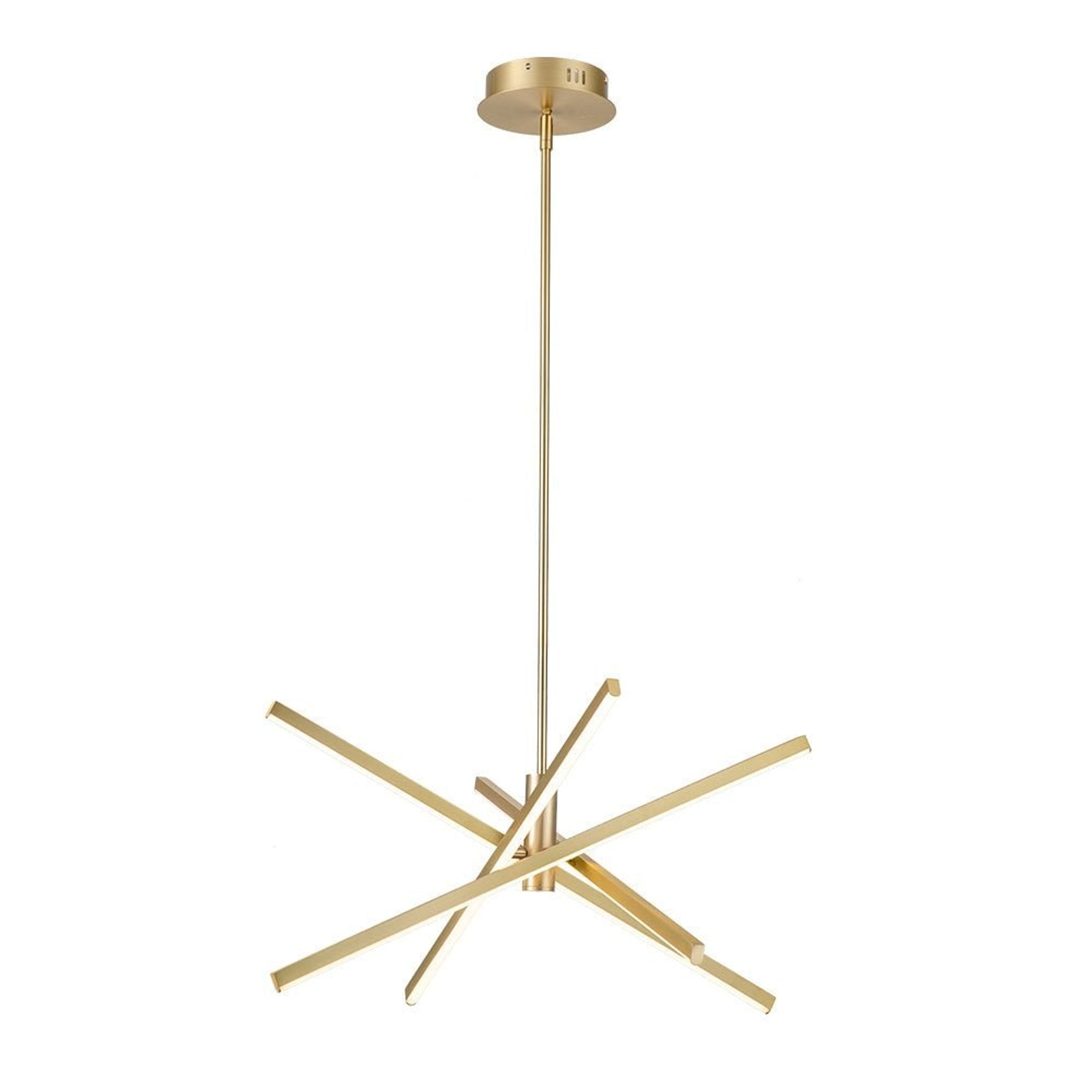 Modern Sputnik LED Chandeliers With Rotatable Arms - Image 5