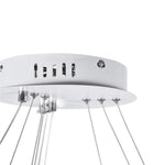 Modern Three-Ring White LED Chandelier With Dimmable Function - Image 7