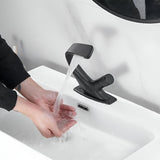 Modern Waterfall Sink Faucet With Single-Handle Mixer - Image 1
