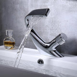 Modern Waterfall Sink Faucet With Single-Handle Mixer - Image 2