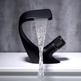 Modern Waterfall Sink Faucet With Single-Handle Mixer - Image 4