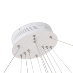 Modern White Ring LED Chandelier - Image 7