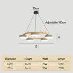 Modern Wood Bird LED Chandeliers - Image 10