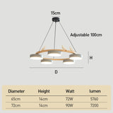 Modern Wood Bird LED Chandeliers - Image 10