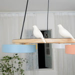 Modern Wood Bird LED Chandeliers - Image 4