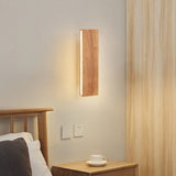 Modern Wood Wall Light With Matte Finish - Image 3