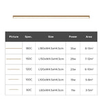 Modern Wooden LED Chandeliers Linear Ceiling Light With Acrylic Shade - Image 16
