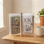 Floral Money Saving Binder With 12 Envelopes For Cash Envelope System - Image 1