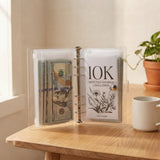 Floral Money Saving Binder With 12 Envelopes For Cash Envelope System - Image 1