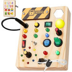 Montessori Learning Board With Leds And Switches For Interactive Motor Skills Development - Image 5