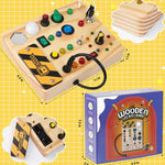 Montessori Learning Board With Leds And Switches For Interactive Motor Skills Development - Image 6