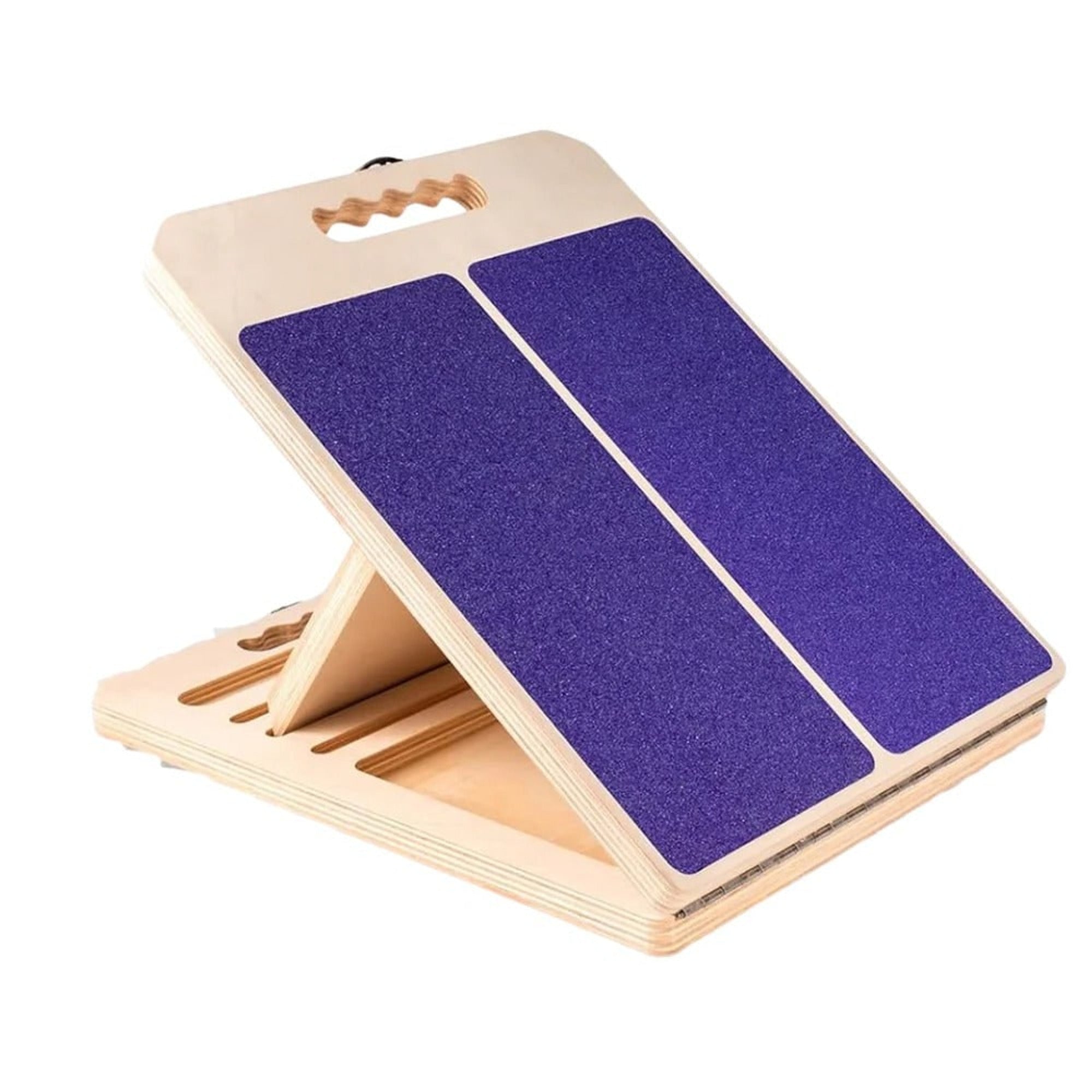 Multi-Angle Wooden Slant Board With Adjustable Incline For Stretching And Rehabilitation - Image 4