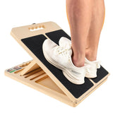 Multi-Angle Wooden Slant Board With Adjustable Incline For Stretching And Rehabilitation - Image 6