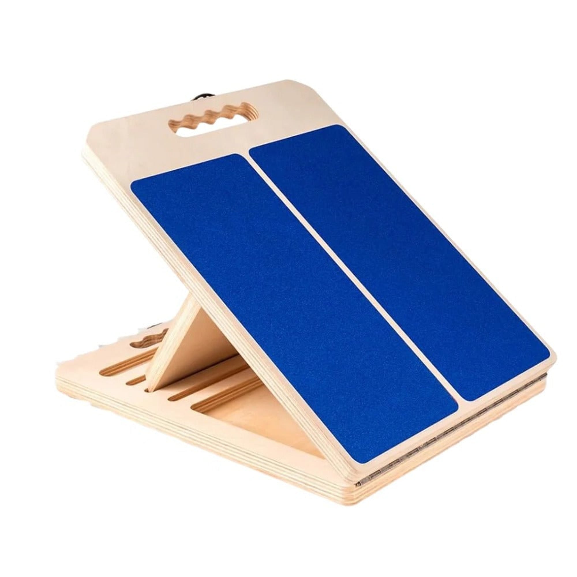 Multi-Angle Wooden Slant Board With Adjustable Incline For Stretching And Rehabilitation - Image 2