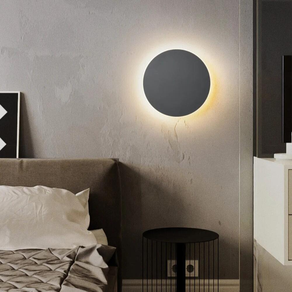 Modern Nordic Round LED Sconce 1-Light Lasson Living