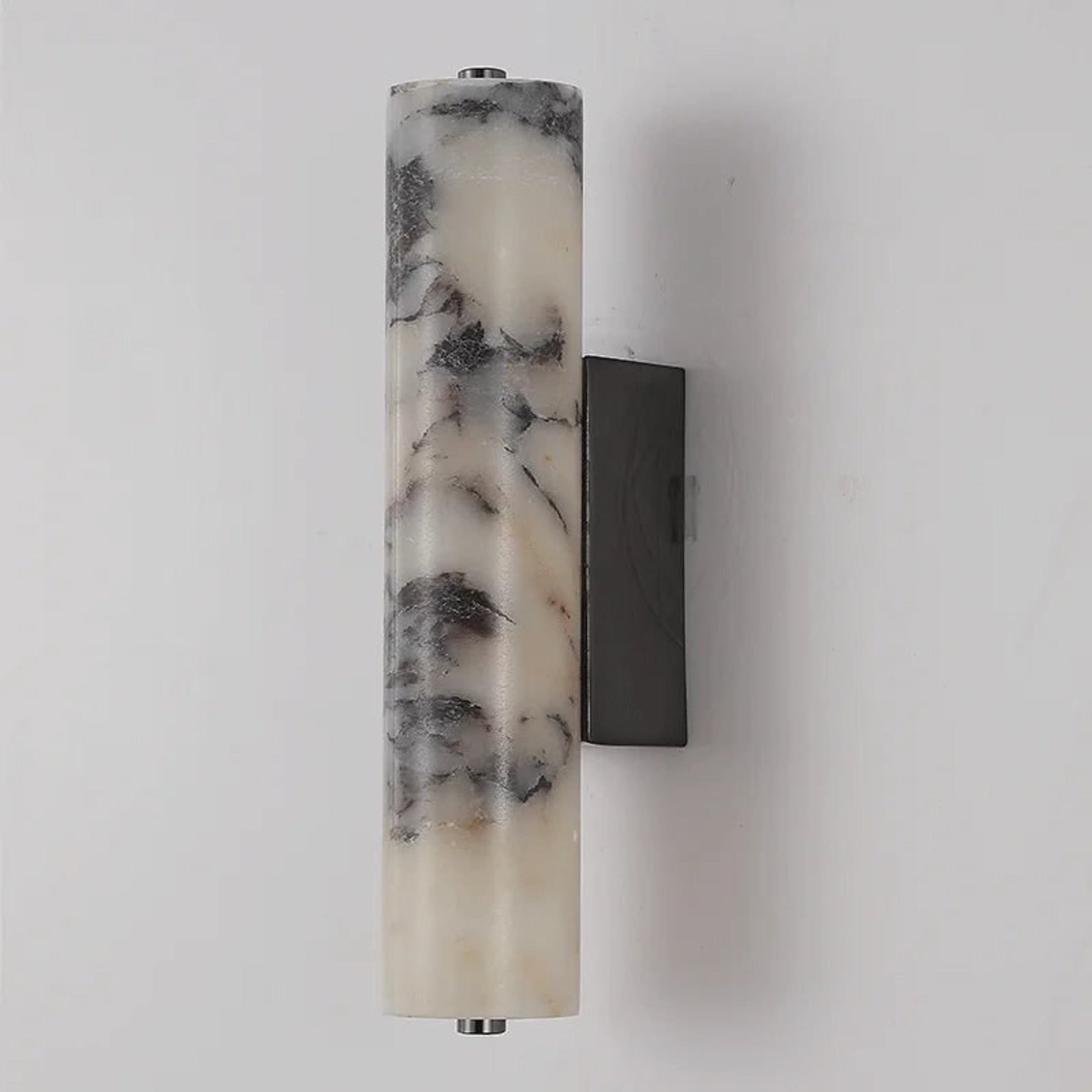 Natural Marble Wall Lights With Cylindrical Shades - Image 5