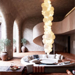 Neo Deco Chandeliers With Cobalt Glass Spheres - Image 4