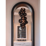 Neo Deco Chandeliers With Cobalt Glass Spheres - Image 9
