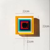 Memphis Bauhaus Square Wall Sconce LED 1-Light Lasson Living