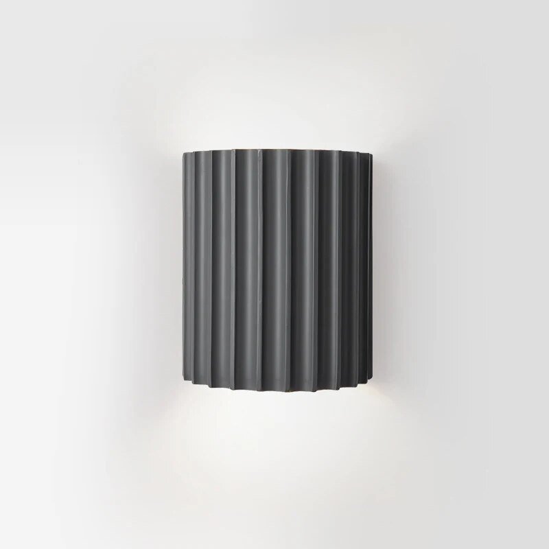 Modern Resin LED Wall Sconce 1-Light Lasson Living