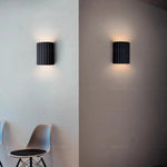 Modern Resin LED Wall Sconce 1-Light Lasson Living