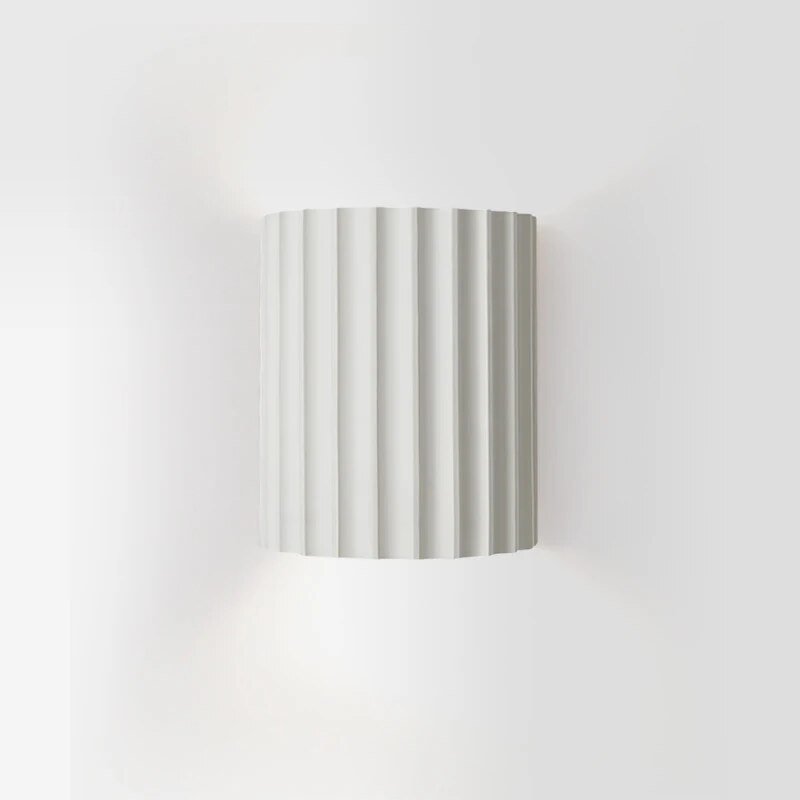 Modern Resin LED Wall Sconce 1-Light Lasson Living
