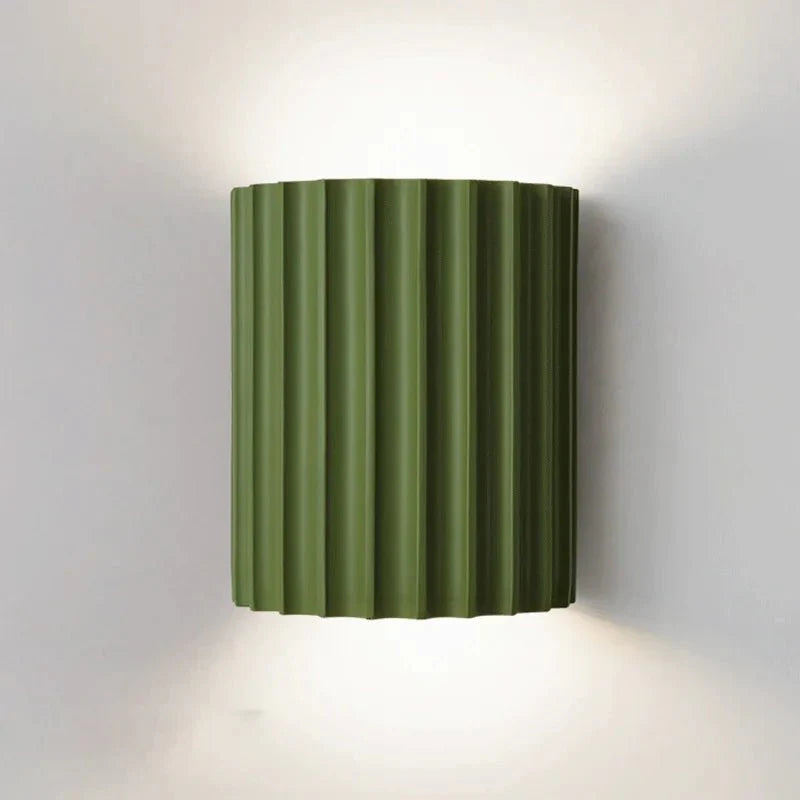 Modern Resin LED Wall Sconce 1-Light Lasson Living