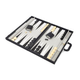 Onyx Backgammon Set With Stingray-Textured Frame - Image 1