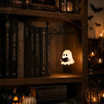 Ornate Wrought Iron Hanging Bookshelf Light - Image 1